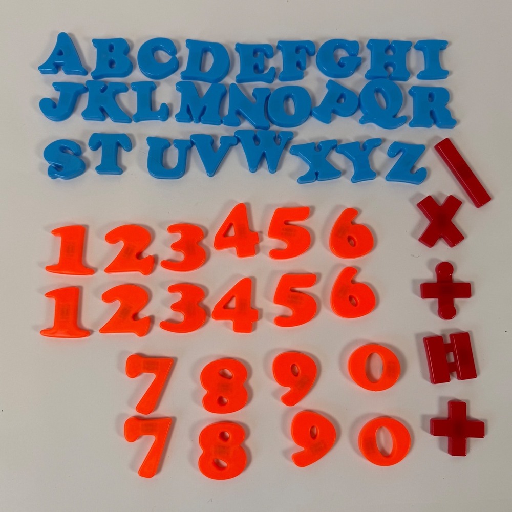 Magnetic Letters and Numbers Set